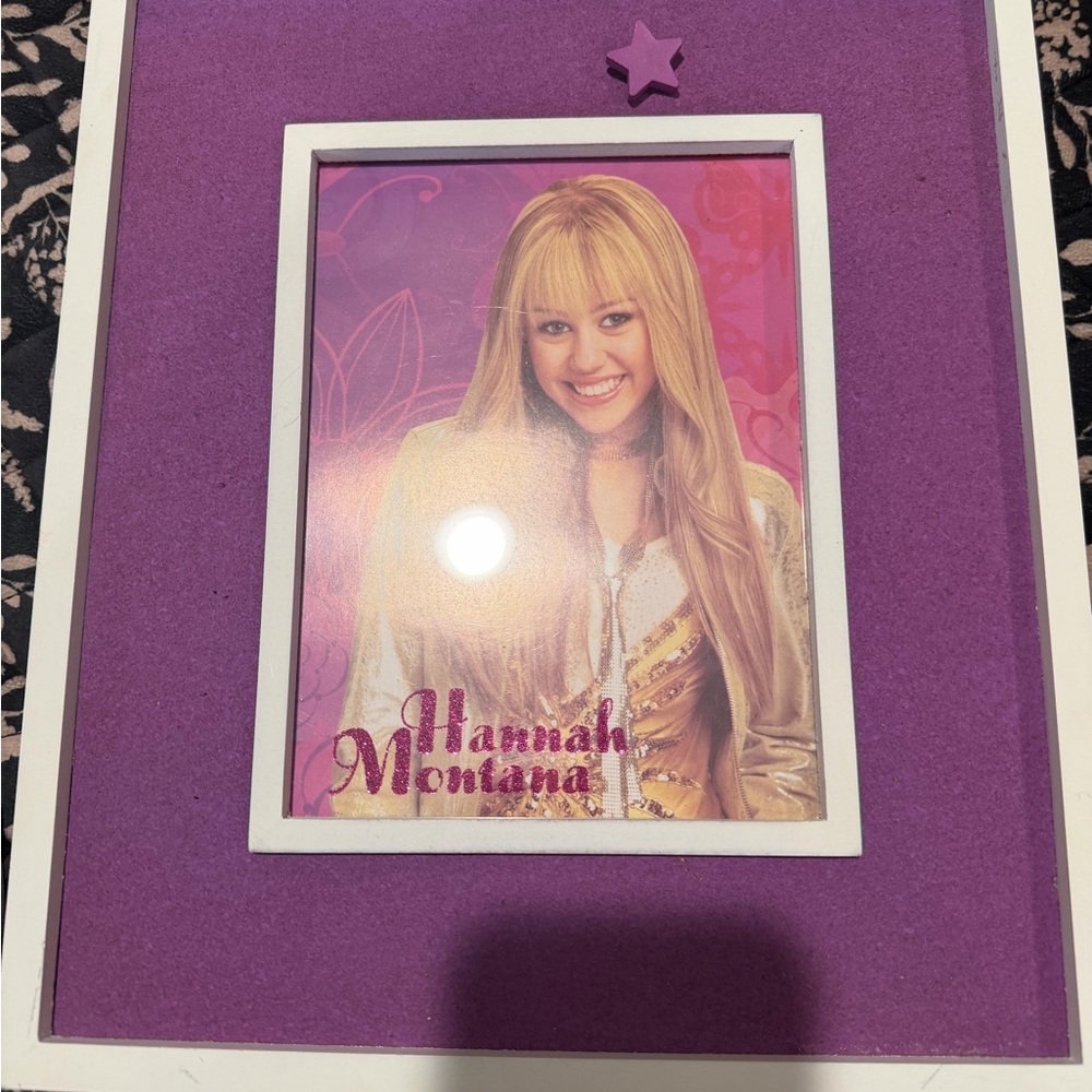 Hannah Montana Purple Photo Frame